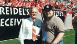 Me with KC Chiefs owner & Pro Football Hall of Famer Lamar Hunt