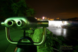 Niagara Falls at Night from Canada