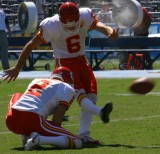 Kansas City Chiefs kicker Dave Rayner