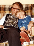 Nap time with Grandpa