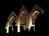 Westerham Church at night: 20 October 2006