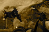 The crampons expand!