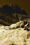 View up the L-Shaped Glacier