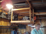 Inside smaller detached garage