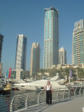 Chris at Dubai marina