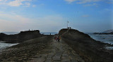 Evening on Bude Breakwater