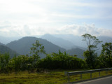 View going into the mountains from San Jos