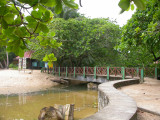 The entrance to Cahuita National Park