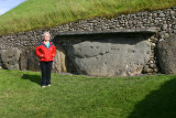 Ann at Newgrange