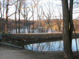 Full river at Anglers Inn