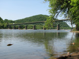 Symmetry of Rte 340 bridge across Potomac