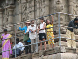 The gang on the hilltop shrine