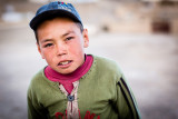 Portrait of Kyrgyz boy - Tajikistan