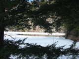 Hills Pond 4/14/07 - Ice-Out Begins over Near Frohock Brook