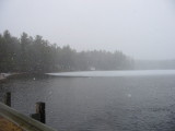 Looking South from Natts Bridge in the Snow #4