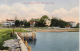 Duxbury School Buildings (looking from Bluefish River area) Postmark 1912