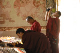 Tibetan monks at Sarnath