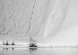 Winter rains have filled the depressions between the dunes