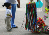 Mexico -- vendors sell toys for the amusement of the kids