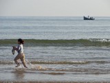 Morroco -- running on the beach