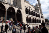 Outside Blue Mosque