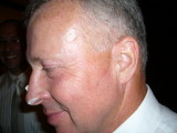 Dad for cake on his nose