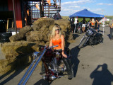 Jager Girl on a Chopper