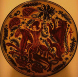 Saint George and the Dragon (Old Ceramic Plate)