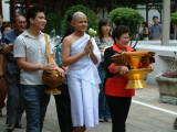 A Young Thai Man is Inducted as a Monk