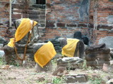 Buddha Statutes -- Headless But Still Honored