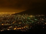 Night view of Cape Town