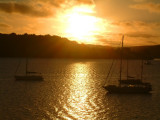 Sunset over the Port of Refuge Harbor