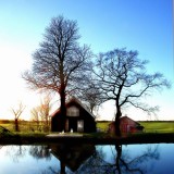 Farmhouse in march