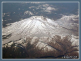 Arial View of Mt St Helens
