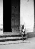 Old man waiting - Panaji.