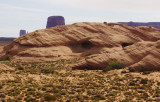Monument Valley, sandstone and scrub