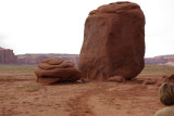 Fallen rocks, Monument Valley