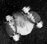 3 dumbells *