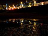Blackpool prom from the beach