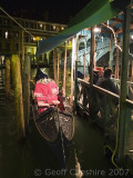Gondola at night