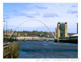 The Millennium Bridge and Baltic Arts center