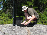 Phil setting up Stove