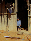 Child in doorway