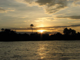 Sunset on the Zambezi River, Livingstone 2.JPG