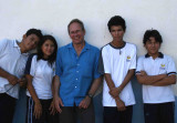 With Students in Santa Cruz Galapagos
