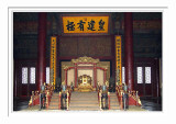 Forbidden City - The Emperors Throne
