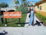 CHARLIE ON THE WAY TO THE KENNEL AT BUSCH GARDENS