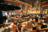 Waiting to disembark ship (Explorers Lounge)