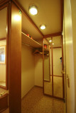 Closet of  D218 (Dolphin Deck mini-suite)