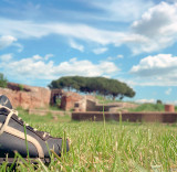 My foot at Ostia Antica